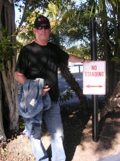 no standing